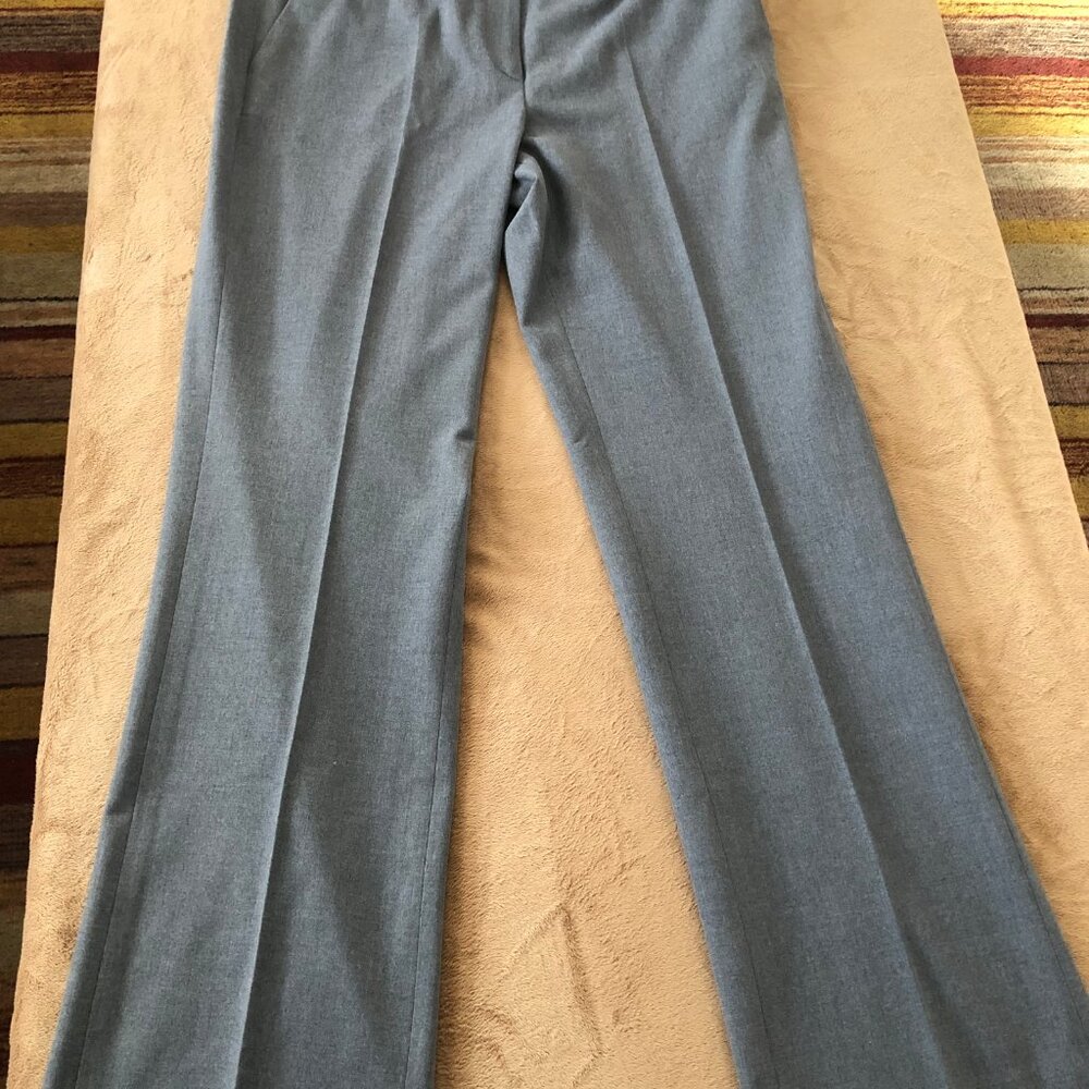 Talbots Signature Boot Gray Stretch Dress Pants Size 10